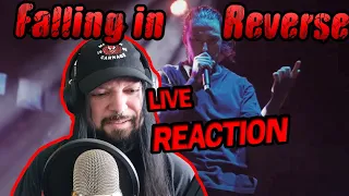 Falling In Reverse - "Watch The World Burn" LIVE! The Popular Monstour Reaction!!
