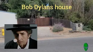 Stopped by Bob's Dylan's house in malibu