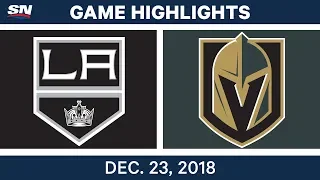 NHL Highlights | Kings vs. Golden Knights - Dec 23, 2018