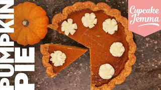 Make your Pumpkin Pie from Scratch! | Full Recipe | Cupcake Jemma Channel