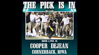 Live Reaction To The Eagles Trading Up For Cooper DeJean