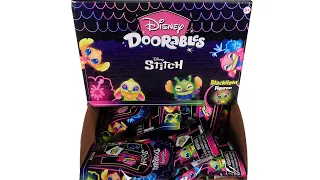 Disney Doorables Stitch Blacklight Mini Peek Blind Bag FULL CASE Unboxing Review