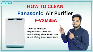 How to clean Air filter ? | Deatailed video | Humidifier | panasonic | Hepa filter.