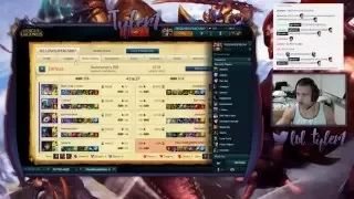 Tyler1 plays against tank fizz