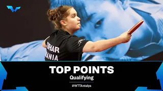 Top Points of Qualifying | WTT Contender Antalya 2023