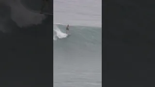 Nose Ride On A Big Wave