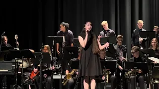 MVHS Jazz Band - May 2024 Camila singing All of me