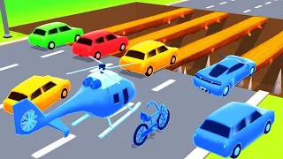 Shape Shifting 🏃‍♂️🚗🚲🚦all Levels Gameplay Walkthrough Android,ios Max Level MAXER487