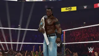 SURVIVOR SERIES - HULK HOGAN VS R-TRUTH - FALLS COUNT ANYWHERE - INTERCONTINENTAL CHAMPIONSHIP