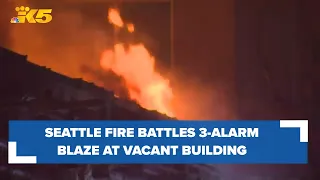 Raw: Seattle fire chief details early-morning fire at vacant building on New Year's Day