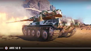 AMX 50 B | Затяжной встречный бой (10438 DMG)