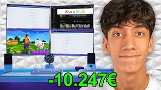 17 jähriger baut 10.000€ Gaming Setup