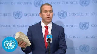 Israel on Palestine/Israel - Security Council Media Stakeout (19 January 2022) | United Nations