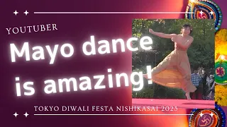 YouTuber Mayo Japan dance is amazing! Tokyo Diwali Festa Nishikasai 2023