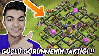 GÜÇLÜ GÖRÜNME TAKTİĞİ !! İşe Yarıyor !! - Clash Of Clans