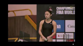 Caroline Li 2022 Worlds Junior 3M prelims