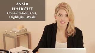 ASMR | Virtual Haircut Role Play ✄ Binaural Cut | Highlight | Wash