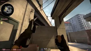 Overpass -- B Retake Molotov and Smoke