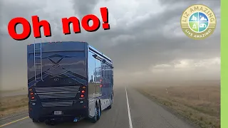 Weather is scary in an RV - Why I HAD to pull over