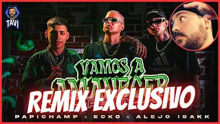 REACCION A Papichamp, ECKO, Alejo Isakk - Vamos A Amanecer (Remix) (Video Oficial)