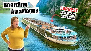 Boarding AmaMagna + Full Ship Tour (And Authentic Hungarian Dinner!!)