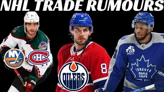 NHL Trade Rumours - Habs, Canucks, Leafs, Oilers, Isles, Coyotes + Waivers & Caufield recalled