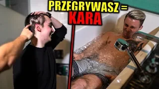 PRZEGRASZ = ROBISZ EKSTREMALNĄ KARĘ *WANNA LODU, GOLENIE GŁOWY*