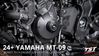 How to Install Womet-Tech Engine Slider on 2024+ Yamaha MT-09 by TST Industries