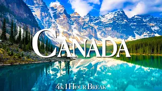 Canada in 8K ULTRA HD HDR - 2nd Largest country in the world (60 FPS) | 1 Hour Break