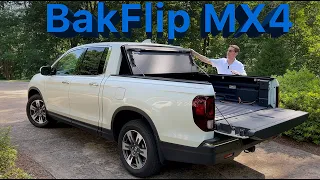 Bakflip MX4 Tonneau cover, four year review and tips for keeping water out of the truck bed.