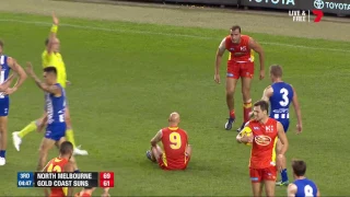 Match highlights: North Melbourne v Gold Coast