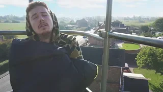 I Spent the Night on a Crane 100 Feet in the Air & It Was so Scary (Night in the Sky Challenge)