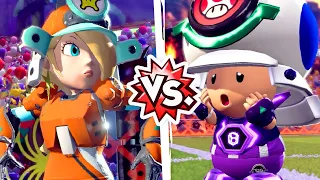 Mario Strikers Battle League - Bushido Rosalina Vs. Bushido Toad (Hard CPU)