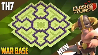 New Best  TH7 WAR/TROPHY[defense] Base 2018!! COC Town Hall 7 War Base Design - Clash of Clans