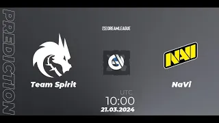 Team Spirit vs Navi Dream Liga dota 2 Map-2 Live stream!!!