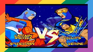 [TAS] [PSX] Marvel Super Heroes Vs Street Fighter (Versus) Spider-Man Vs Wolverine