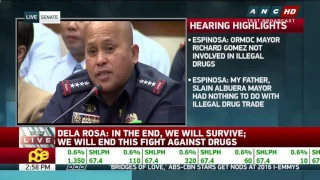 ANC Live: 'Bato' weeps, won't surrender in war on drugs