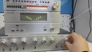 Radiotehnika УП-001 стерео Hi-Fi - тестирование совместно с оконечным усилителем Grundig MA100