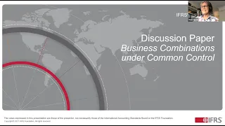 Virtual workshop on Discussion Paper Business Combinations under Common Control