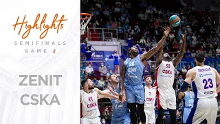 Zenit vs CSKA Highlights Semifinals Game 2 | Season 2020-21