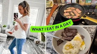 🤰🏻MEAT BASED PREGNANCY ( WHAT I EAT IN A DAY )