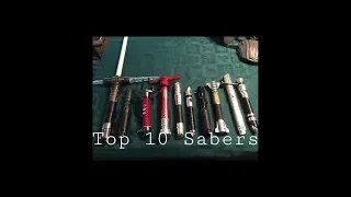 My top 10 sabers