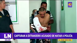 🔴Extranjero acusado de m4t4r a un oficial de la policía fue capturado