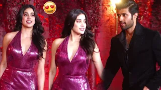 Janhvi Kapoor Looks Towards Vijay Devarakonda at Karan Johar Birthday Party | Friday Culture