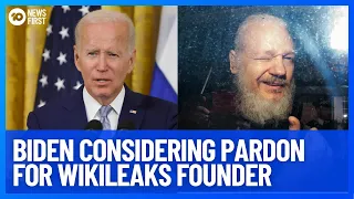 Joe Biden Reveals He Is Considering Dropping Criminal Charges Against Julian Assange | 10 News First