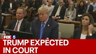 Donald Trump expected in court for Michael Cohen testimony