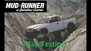 Spintires  MudRunner Map Testing (The mountain)