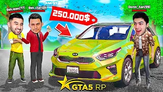 YANGI 250.000$ GA KIA CEED OLDIK | @AKHMADD VA @theDonni NI TOPTIM | GTA 5 RP ROCKFORD | PROMO - BEK