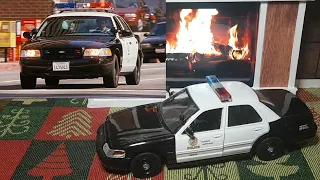 1/24 Motormax Diecast LAPD Crown Victoria Police Car