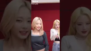 TWICE Tzuyu doing “Nxde Challenge” with G-IDLE Shuhua